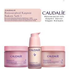 Caudalie Resveratrol Kaşmir Bakım Seti 1 Gece Krem - Gündüz Kremi - Serum Orijinal Boy