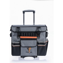 Suya Dayanıklı Profesyonel Tekerlekli Sırt Çantası, Bez Takım ve Alet Taşıma