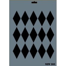 Rich New Seri N-283 Stencil 35X25 cm
