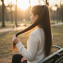 Fiber Sentetik Düz 8 Parça Çıt Çıt / Kahverengi