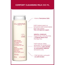 Clarins Sarı Yılan Özü Içeren Parlaklık Kazandıran Besleyici Makyaj Temizleme Sütü 200 ml