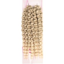 Nice Bulk Afro Su Dalgası Saç / Küllü Balköpüğü / Platin Ombreli