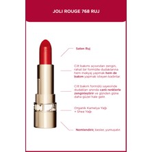 Clarins Dudakları Anında Zenginleştiren Nemlendirici Kalıcı Saten RUJ-768