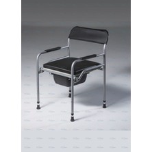 Katlanabilir Seyyar Hasta ve Yaşlı Tuvalet Sandalyesi, Klozetli, Konforlu