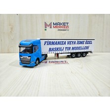 Özel Üretim 30 cm Boy 1/50 Daf Xg Tır Maketi (Dorseye Isim Yazılır)