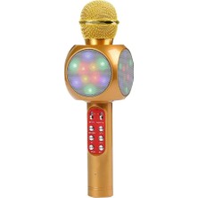 Işıklı Bluetooth Çocuk Karaoke Mikrofonu, Eğlence Dolu Anlar Için