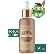 Caracal Tatlı Badem Yağı %100 Saf Doğal Soğuk Sıkım Badem Yağı 50ML