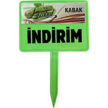 Manken İstanbul 40 Adet Manavlar Pazarcılar Marketler Için Yeşil Cepli Yaz-Sil Etiket ( 108 Çeşit Ürün )