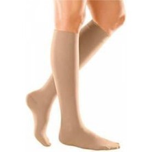 Orta Basınçlı Diz Altı Çorapları, Ten Rengi, Burnu Kapalı, Rahat ve Sağlıklı