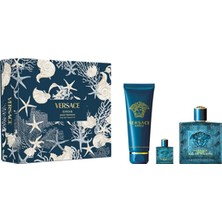 Versace Eros Edt Spring Set 25 100ML Shower Gel 150ML GWP5ML