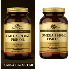 Solgar Omega 3 950MG 100 Softgel 2 Adet