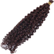Afro Dalgası Saç / Koyu Kahve