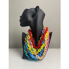 Modvina 10 Adet Premium Kalite Renkli Kadın Kolye