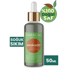 Caracal Avokado Yağı Soğuk Sıkım %100 Saf Doğal Avakado Yağı 50ML
