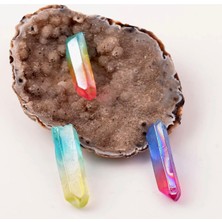 Taşmir Aura Kuvars Taşı Doğal Taş Kütle 3 Adet