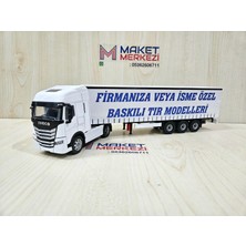 Özel Üretim 30 cm Boy 1/50 Iveco Sway Tır Maketi (Dorseye Isim Yazılır)