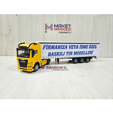 Özel Üretim 30 cm Boy 1/50 Man Tgx Tır Maketi (Dorseye Isim Yazılır)