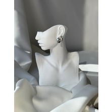 NB Steelora Çelik Modern Çift Halka Küpe