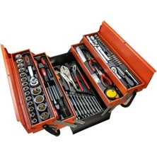 85 Parça Metal Takım Çantalı, Dayanıklı ve Şık Saklama Seti