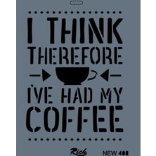 Rich New Seri N-408 Stencil 35X25 cm