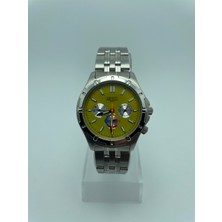 Orient Dual Time Erkek Quartz Kol Saati | Fıstık Yeşili Kadran & Paslanmaz Çelik | 2 Yıl Garantili