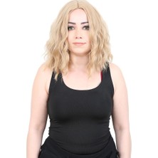 Fiber Sentetik Kısa Dalgalı Perçemsiz Peruk / Balköpüğü