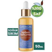 Caracal Keten Tohumu Yağı %100 Saf Doğal Soğuk Sıkım 50ML