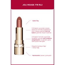 Clarins Organik Kamelya Yağı Içeren Yumuşatıcı Besleyici Saten Ruj- 778