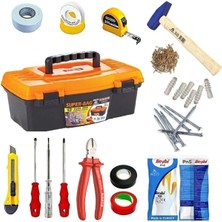 213 Parça Çok Amaçlı El Aleti Seti Çanta ile Pratik Tamir ve Bakım