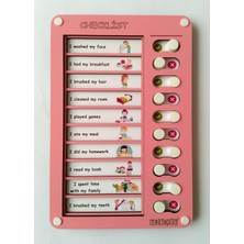 Mekteplim Ingilizce Eğitici Günlük Rutin Checklist Görev ve Sorumluluk Tablosu