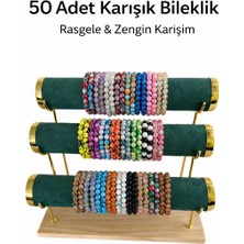 Modvina 50  Adet Karışık Misinalı Bileklik Seti – Her Bileğe Uygun, Premium Kalite, Günlük & Kombinlik Takı