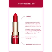 Clarins Organik Kamelya Yağı Içeren Yumuşatıcı Besleyici Saten Ruj- 768V