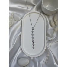 Çelik Takı Kadın 7 Element Kararmaz Paslanmaz Çelik Y Kolye