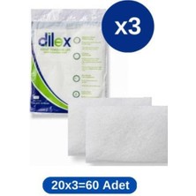 Yumuşak ve Hafif Vücut Temizleme Lifi 20'li 3 Paket Seti