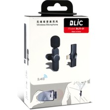 Kablosuz Yaka Mikrofon iPhone Girişli Telefon Için Uyumlu