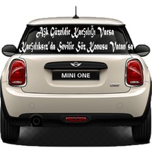 AK-SA-STR Oto Cam Yazı Sözleri Ticari-Servis-Dolmuş-Panelvan Uzun Özel Yeni Sticker Model 48