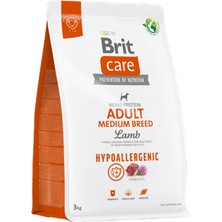 Storozal Brit Care 3 kg x 4 Adet Orta Irk Yetişkin Köpekler Için, Tek Proteinli, Hipoalerjenik, Kuzu Etli Kuru Mama