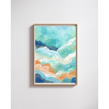 Fuart.Co Mavinin Tonu Dijital Baskı Poster (Çerçevesiz) BOFU