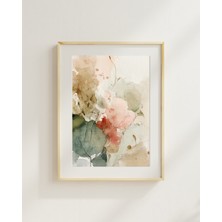 Fuart.Co Ebru Sanatı Dijital Baskı Poster (Çerçevesiz) BOFU