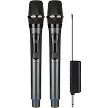 Wn-04 Amfi Hoparlör ile Kablosuz Telsiz Mikrofon Seti, Şarjlı, Güçlü Ses