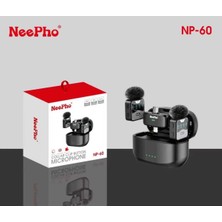 Gürültü Engelleyici Kablosuz Yaka Mikrofonu, Video ve Canlı Yayın Için