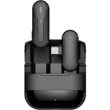 Type-C Uyumlu Kablosuz Yaka Mikrofonu, Çok Yönlü ve Kolay Kullanım