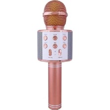 Kablosuz Karaoke Mikrofon ve Hoparlör, USB Flash Destekli WS-858