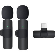 Mini Kablosuz Yaka Mikrofon Seti, Youtub ve Tiktok Için Ideal
