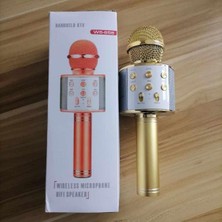 Kablosuz Bluetooth Karaoke Mikrofon WS-858, Eğlence ve Müzik Keyfi