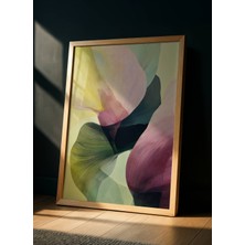 Fuart.Co Renkli Yapraklar Dijital Baskı Poster (Çerçevesiz) BOFU