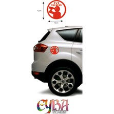 AK-SA-STR Iyi Içer Benzin Deposu Özel Yeni Sticker 12*12 cm