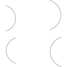 AK-SA-STR Honda X-Adv Yarım Jant Sticker Modeli - Beyaz