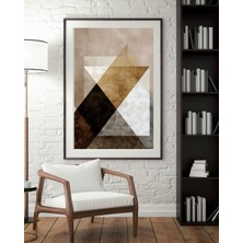 Fuart.Co Toprak Tonlarında Dijital Baskı Poster (Çerçevesiz) BOFU