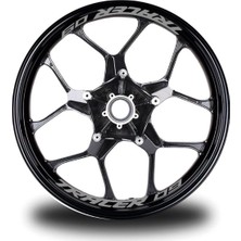 AK-SA-STR Tracer-09 Yazılı 8li Jant Içi Yazı Sticker Etiket